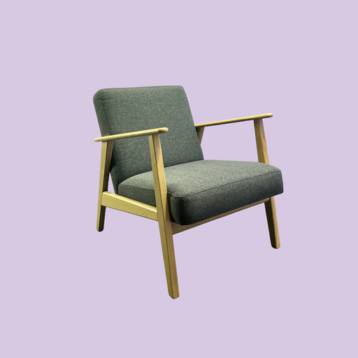 [2113] Lounge Stol Eikero - Grå 