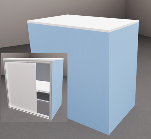 [2140] Desk with print